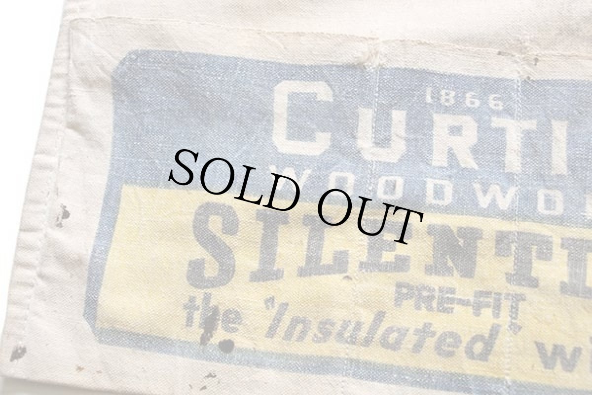 画像6: ビンテージ MIDWEST LUMBER キャンバス ワークエプロン 生成り (6)