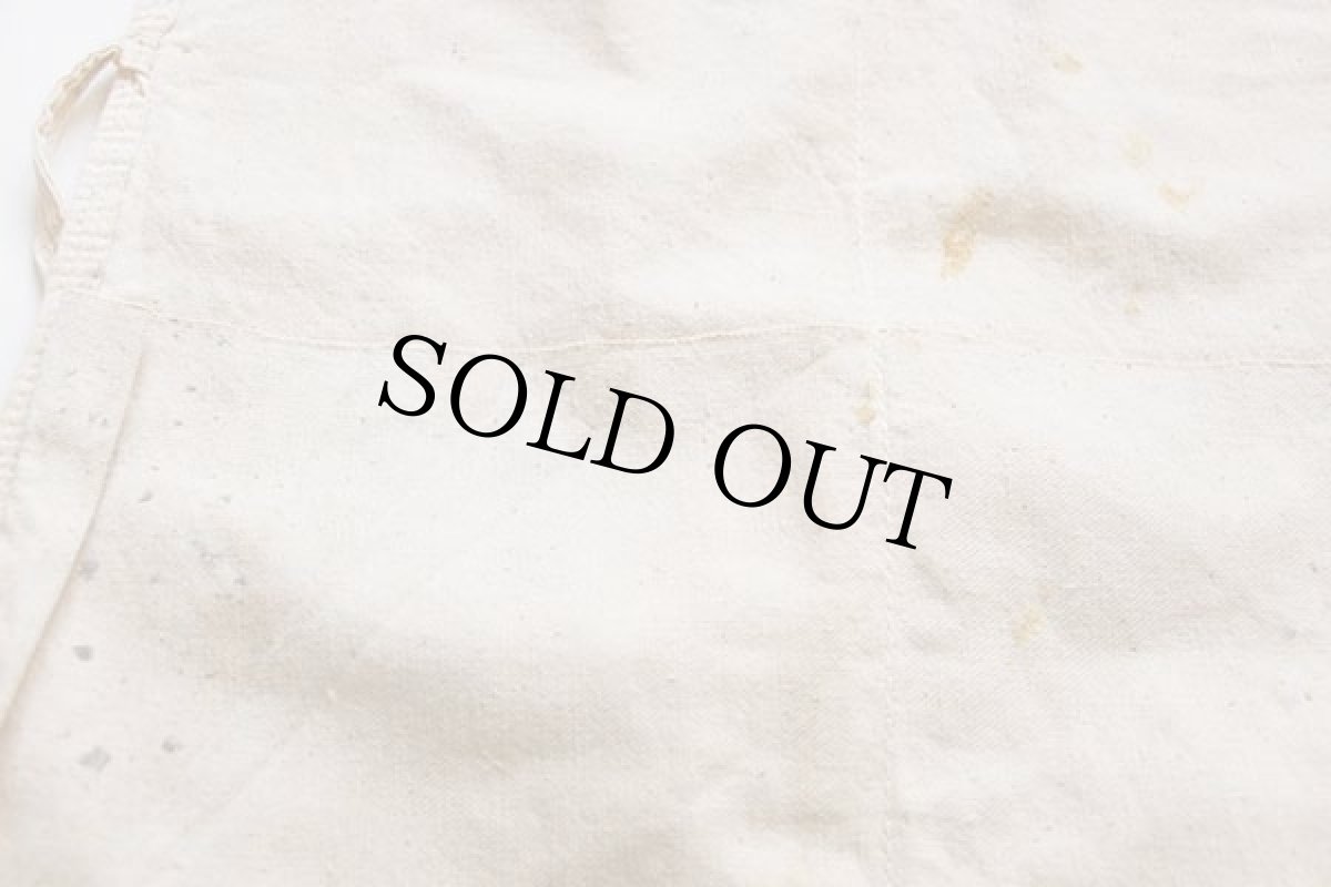 画像6: ビンテージ THE SUSSEL CO. キャンバス ワークエプロン 生成り (6)