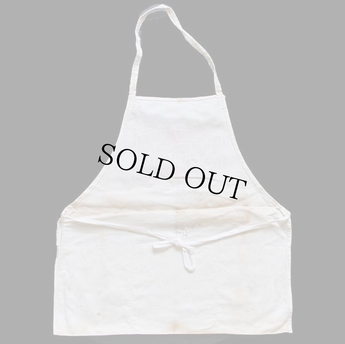 画像3: ビンテージ Schmidt BEER キャンバス ワークエプロン 白 (3)