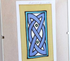 画像2: Celtic Knotwork セルティックノット ハンドペイント ケルト 模様 ウォールデコ (2)