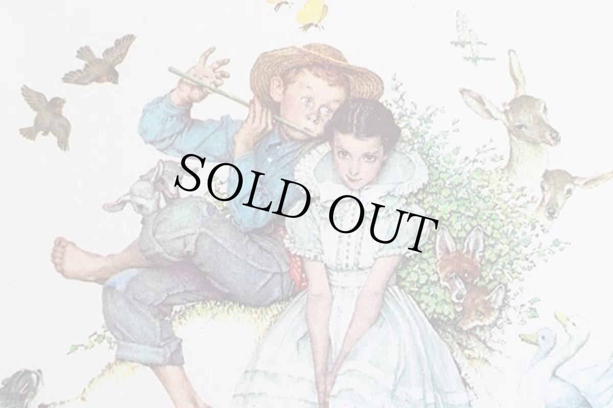 画像2: Norman Rockwellノーマン ロックウェル FOUR AGES OF LOVE SWEET SONG SO YOUNG ポスター ウッドフレーム入り (2)