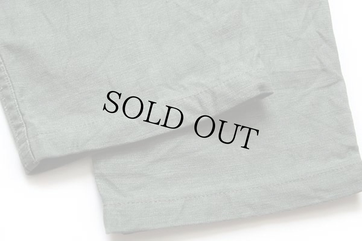 画像8: 70s 米軍 U.S.ARMY コットンサテン ユーティリティ ベイカーパンツ カスタム オリーブグリーン w34★A (8)