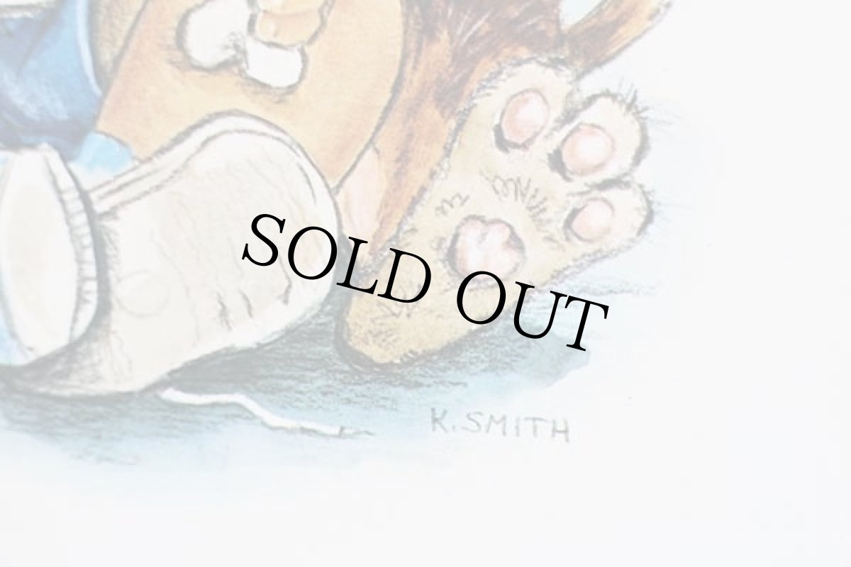 画像3: K.SMITH 少年 子犬 ペイント ウォールデコ (3)