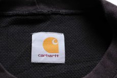 画像4: carharttカーハート ROUSH FENWAY RACING 刺繍 前V ライナー付き スウェット 黒 (4)