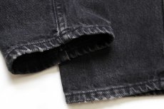 画像8: 90s カナダ製 Levi'sリーバイス 550 ブラック デニムパンツ w32 L30★36 (8)