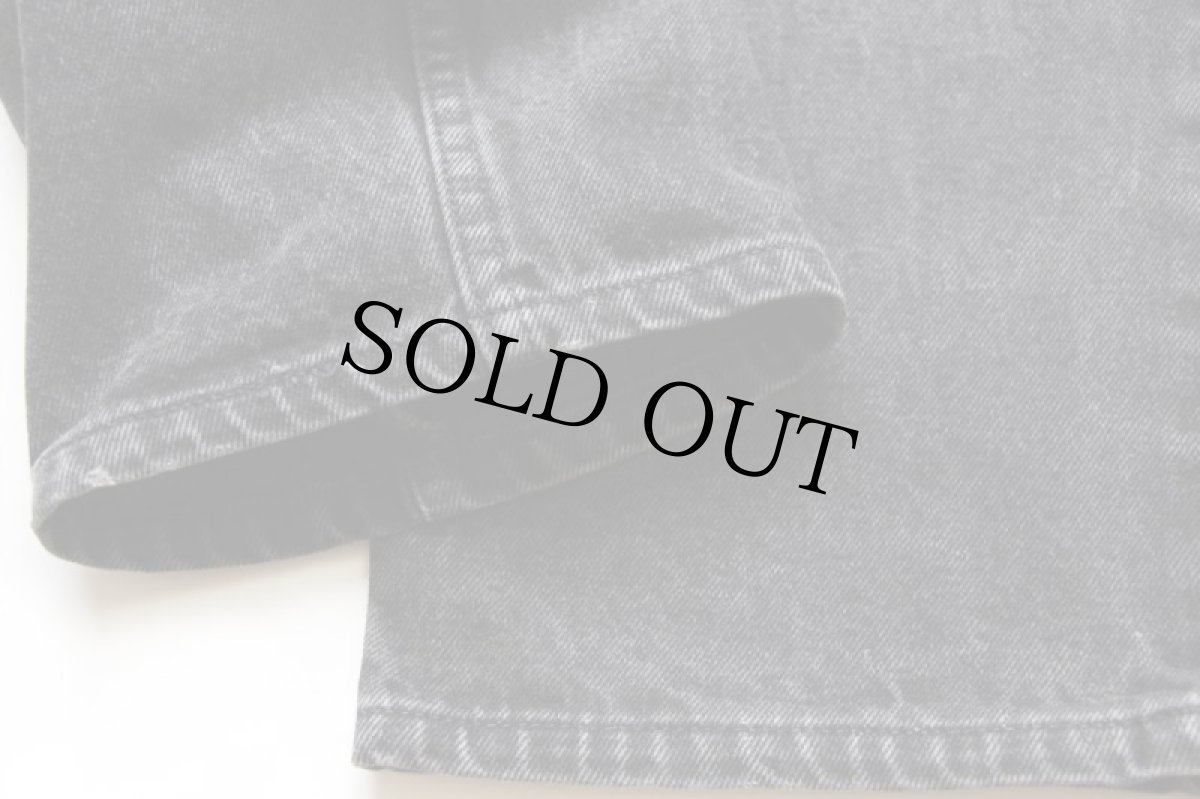 画像8: 90s USA製 Levi'sリーバイス 550 ブラック デニムパンツ w32 L32★29 (8)