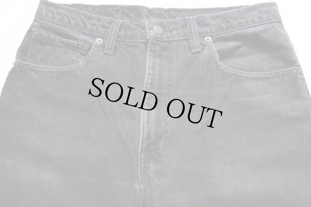 画像4: 90s カナダ製 Levi'sリーバイス 550 ブラック デニムパンツ w32 L30★36 (4)