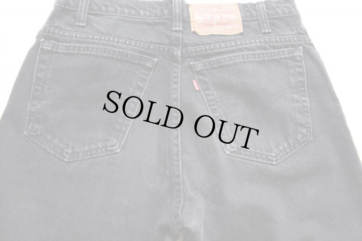 画像5: 90s カナダ製 Levi'sリーバイス 550 ブラック デニムパンツ w32 L30★36 (5)