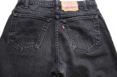 画像5: 90s カナダ製 Levi'sリーバイス 550 ブラック デニムパンツ w32 L30★36 (5)