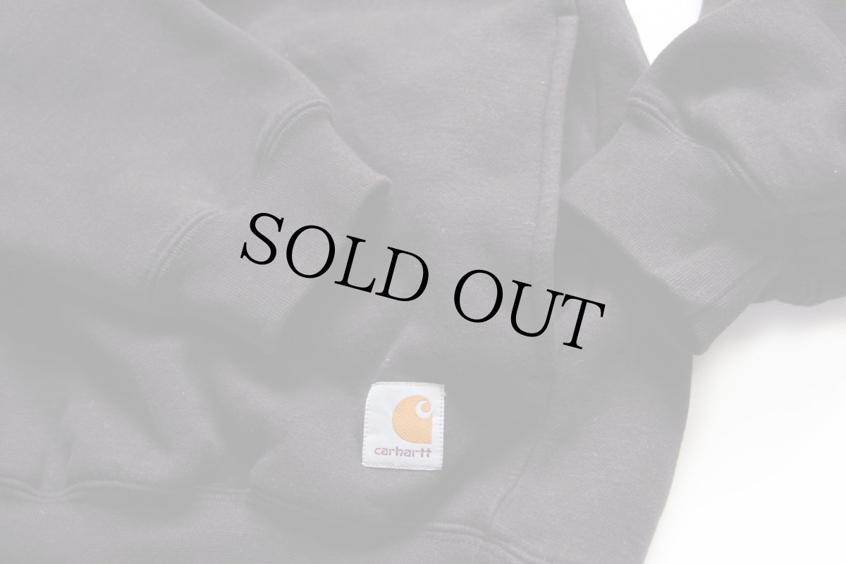 画像6: carharttカーハート ROUSH FENWAY RACING 刺繍 前V ライナー付き スウェット 黒 (6)