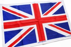 画像1: 英国製 UNION JACK ユニオンジャック リネン フラッグ (1)