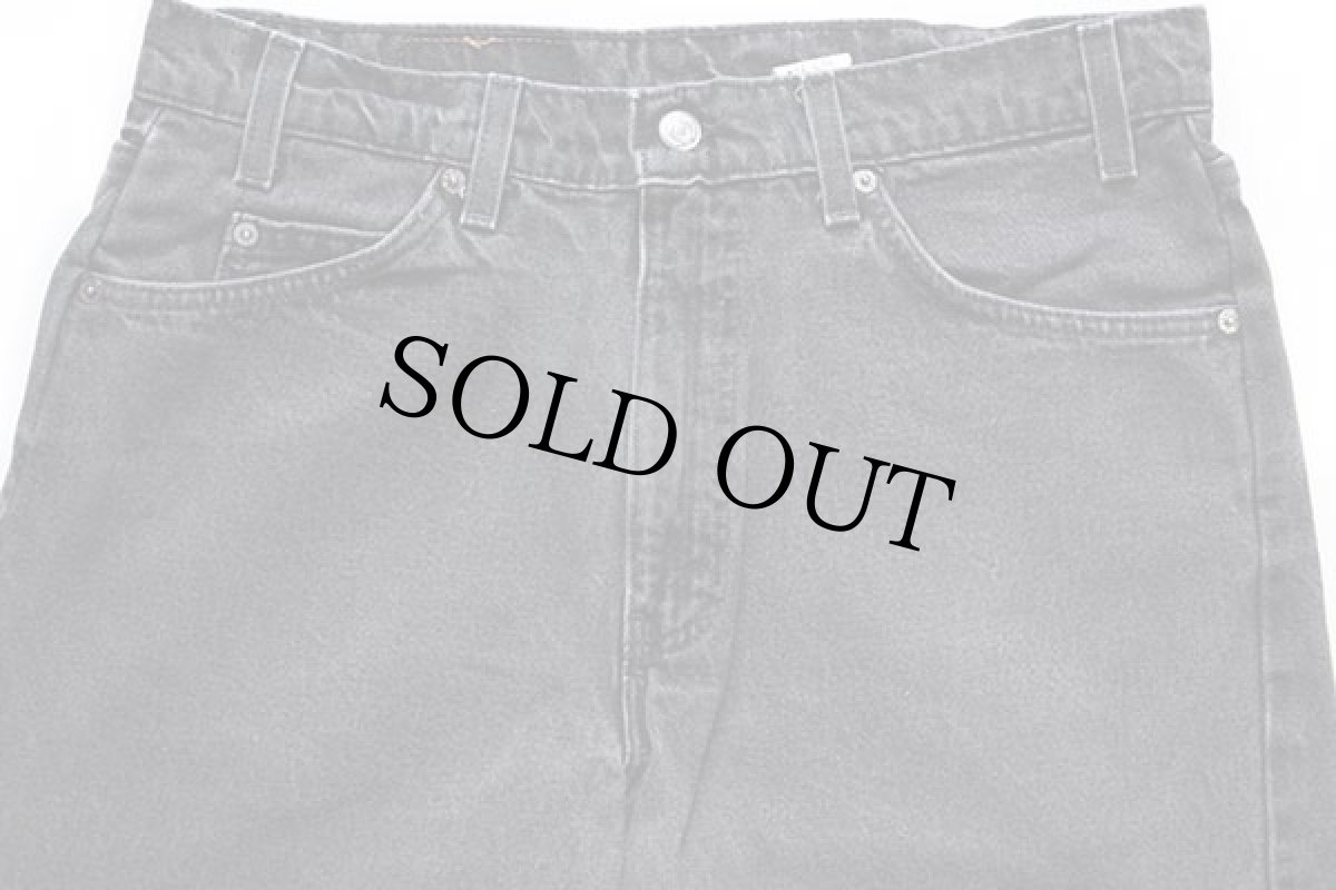 画像4: 90s USA製 Levi'sリーバイス 550 ブラック デニムパンツ w34 L30★45 (4)