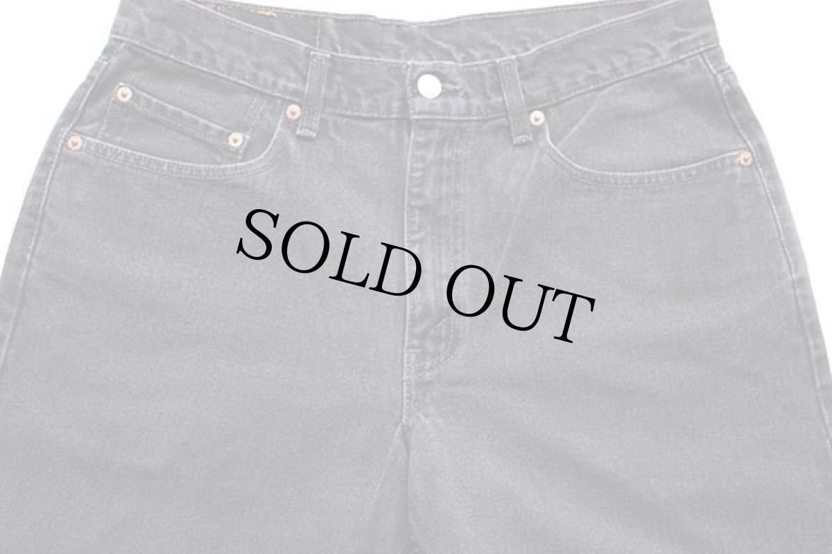 画像4: 90s カナダ製 Levi'sリーバイス 550 ブラック デニムパンツ w34 L32★49 (4)