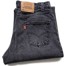 画像1: 90s USA製 Levi'sリーバイス 550 ブラック デニムパンツ w34 L30★45 (1)