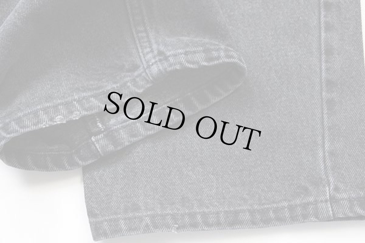 画像8: 90s USA製 Levi'sリーバイス 550 ブラック デニムパンツ w34 L30★45 (8)