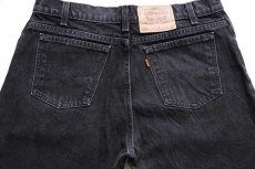 画像5: 90s USA製 Levi'sリーバイス 550 ブラック デニムパンツ w34 L36★21 (5)