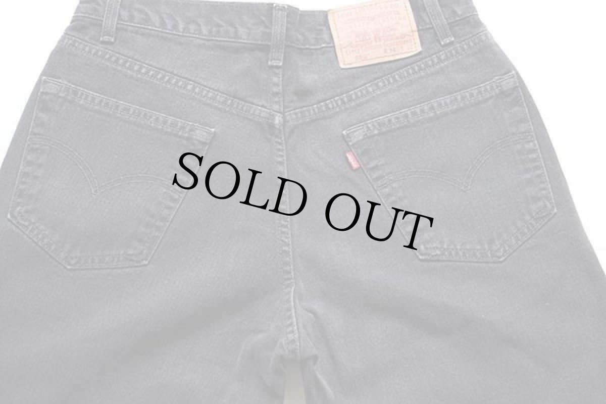 画像5: 90s カナダ製 Levi'sリーバイス 550 ブラック デニムパンツ w34 L32★49 (5)