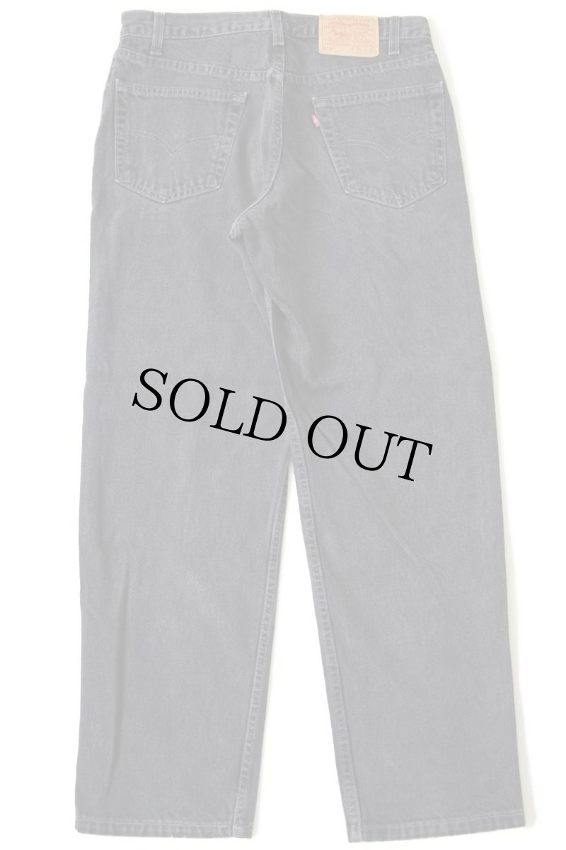 画像3: 90s USA製 Levi'sリーバイス 550 ブラック デニムパンツ w34 L30★46 (3)