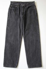 画像2: 90s メキシコ製 Levi'sリーバイス 550 ブラック デニムパンツ w32 L30★39 (2)