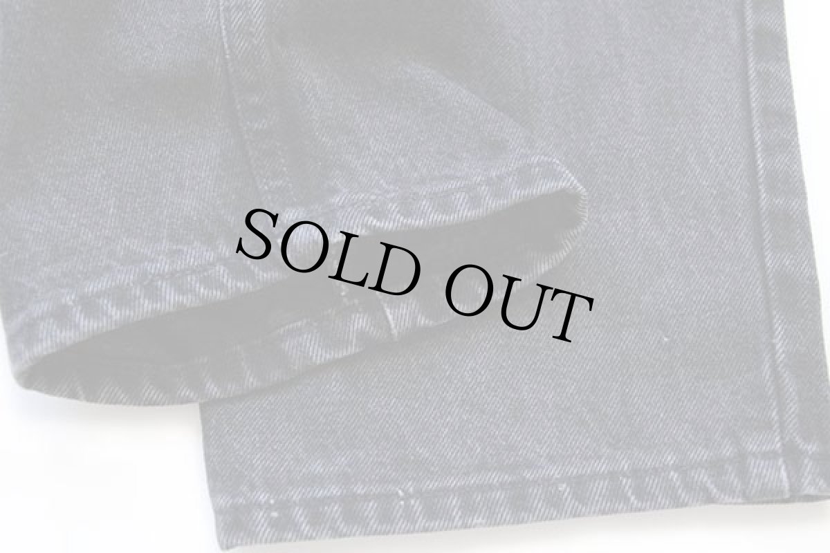 画像8: 90s USA製 Levi'sリーバイス 550 ブラック デニムパンツ w38 L30★33 (8)