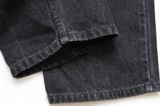 画像8: 90s Levi'sリーバイス 550 ブラック デニムパンツ w40 L32★26 (8)