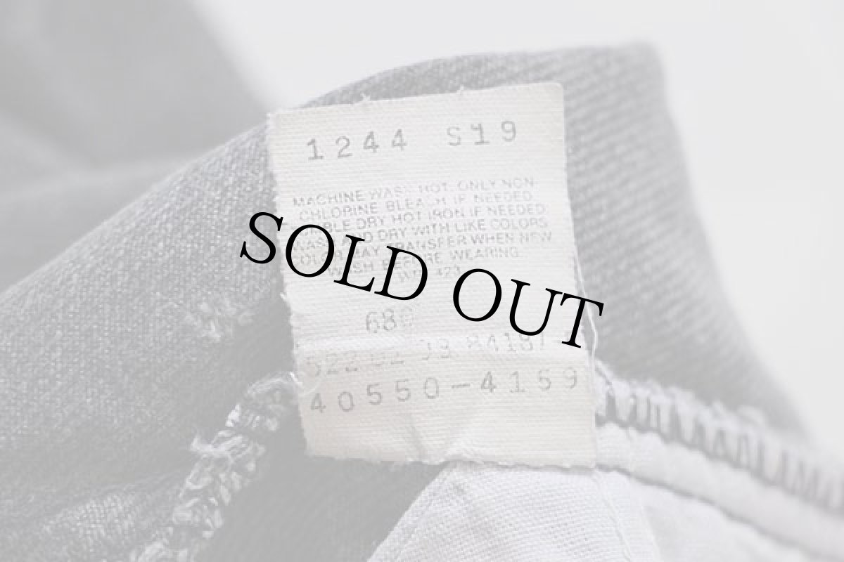 画像7: 90s USA製 Levi'sリーバイス 550 ブラック デニムパンツ w33 L32★17 (7)