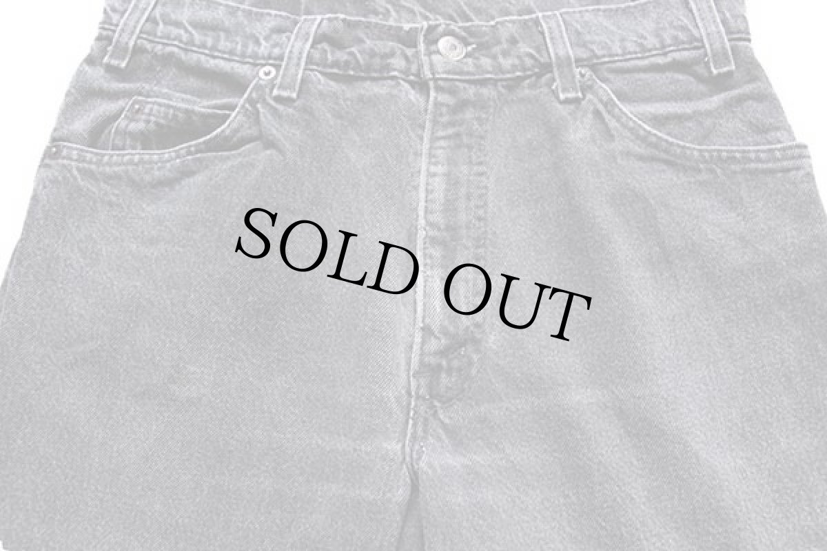 画像4: 90s USA製 Levi'sリーバイス 550 ブラック デニムパンツ w33 L32★17 (4)