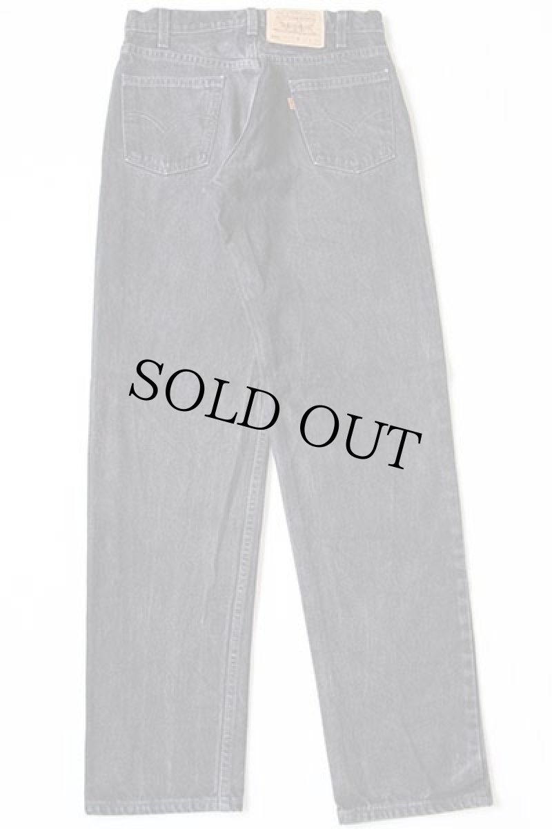 画像3: 90s USA製 Levi'sリーバイス 550 ブラック デニムパンツ w29 L32★14 (3)