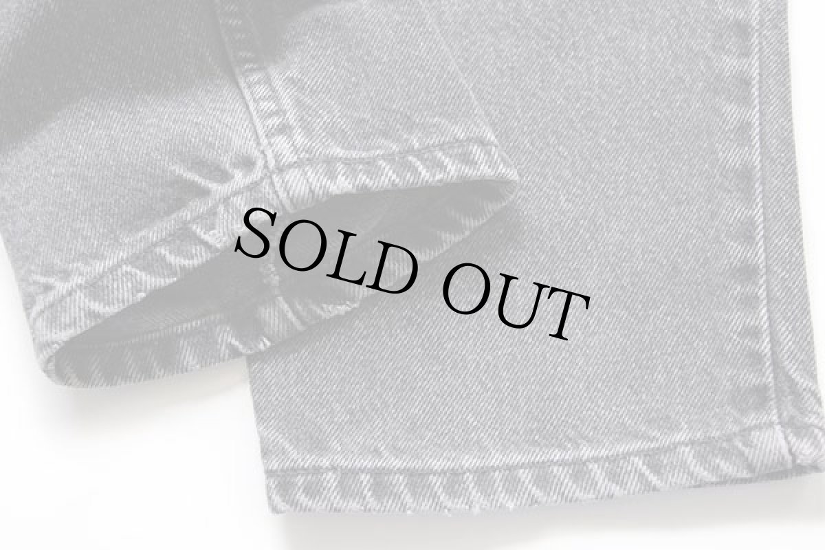 画像8: 90s USA製 Levi'sリーバイス 550 ブラック デニムパンツ w33 L32★17 (8)