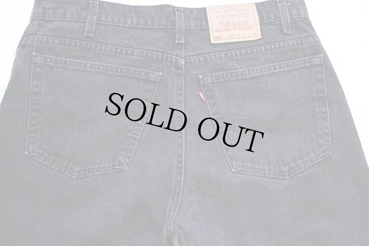 画像5: 90s USA製 Levi'sリーバイス 550 ブラック デニムパンツ w38 L30★33 (5)
