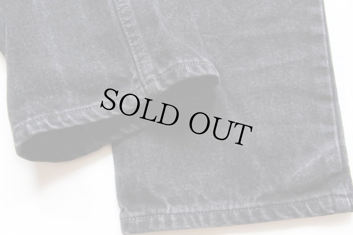 画像8: 90s USA製 Levi'sリーバイス 550 ブラック デニムパンツ w29 L32★14 (8)