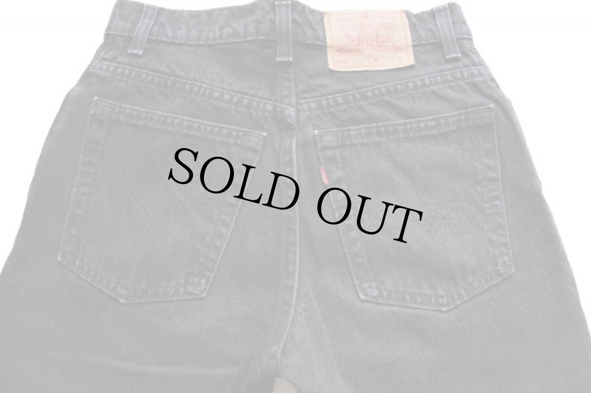 画像5: 90s USA製 Levi'sリーバイス 550 ブラック デニムパンツ 9 MED★28 (5)
