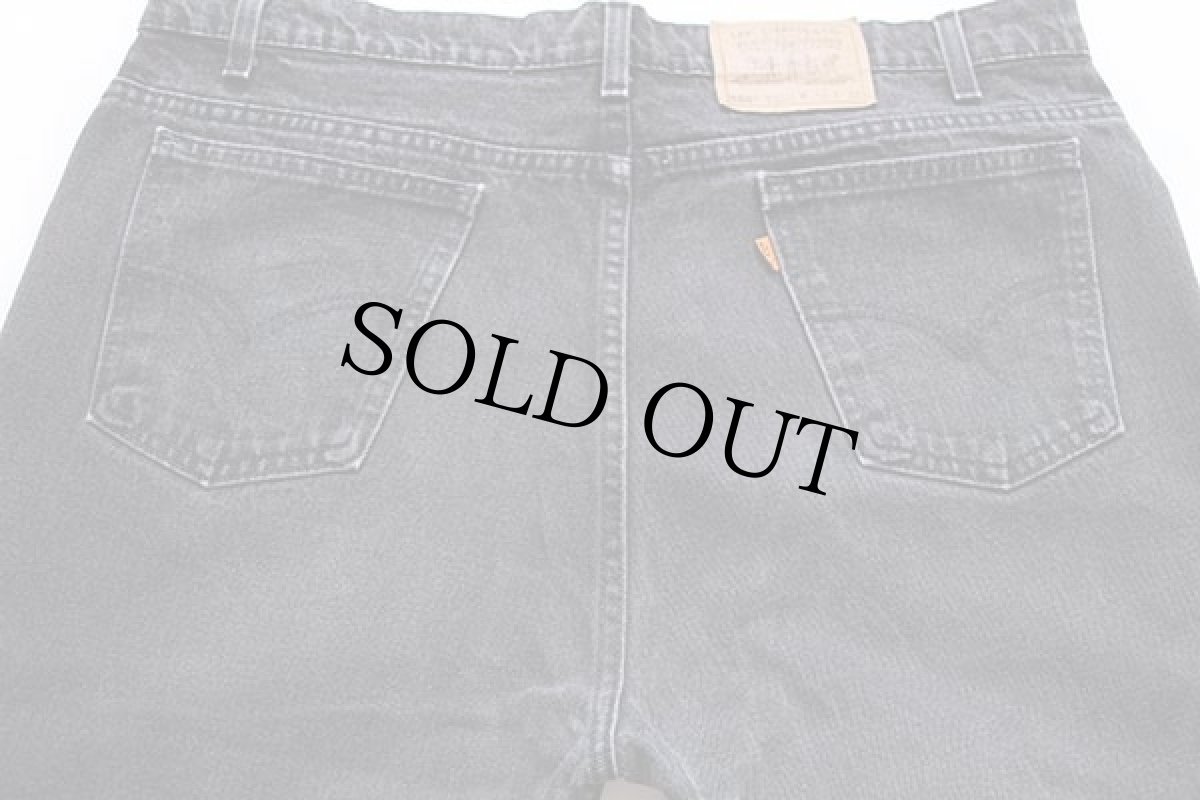画像4: 90s USA製 Levi'sリーバイス 550 ブラック デニムパンツ w40 L32★25 (4)