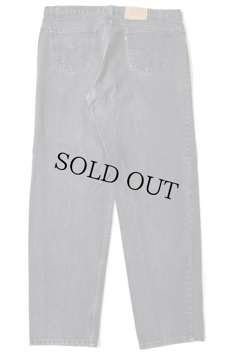 画像3: 90s USA製 Levi'sリーバイス 550 ブラック デニムパンツ w40 L32★25 (3)