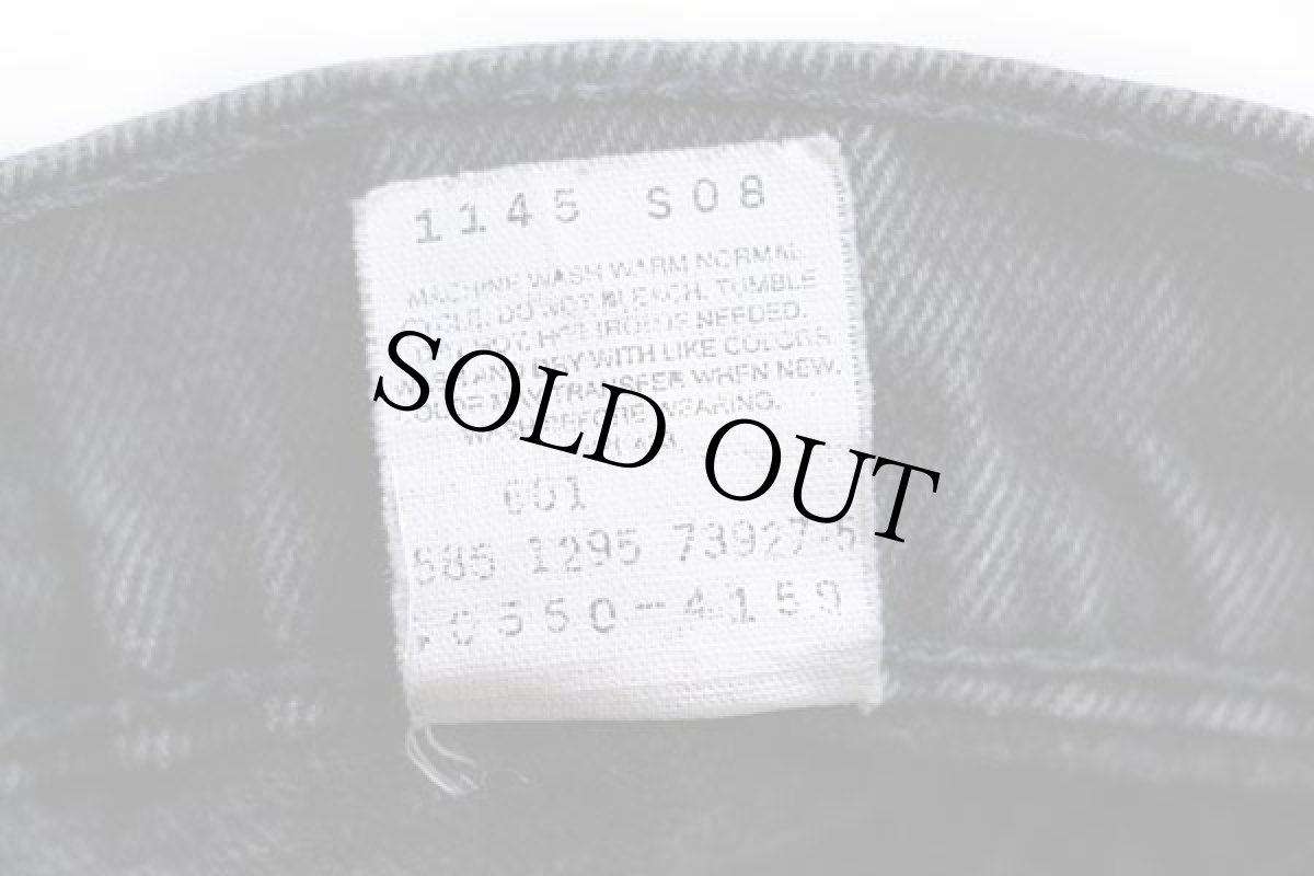 画像6: 90s USA製 Levi'sリーバイス 550 ブラック デニムパンツ w40 L32★25 (6)