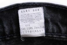 画像6: 90s USA製 Levi'sリーバイス 550 ブラック デニムパンツ w40 L32★25 (6)