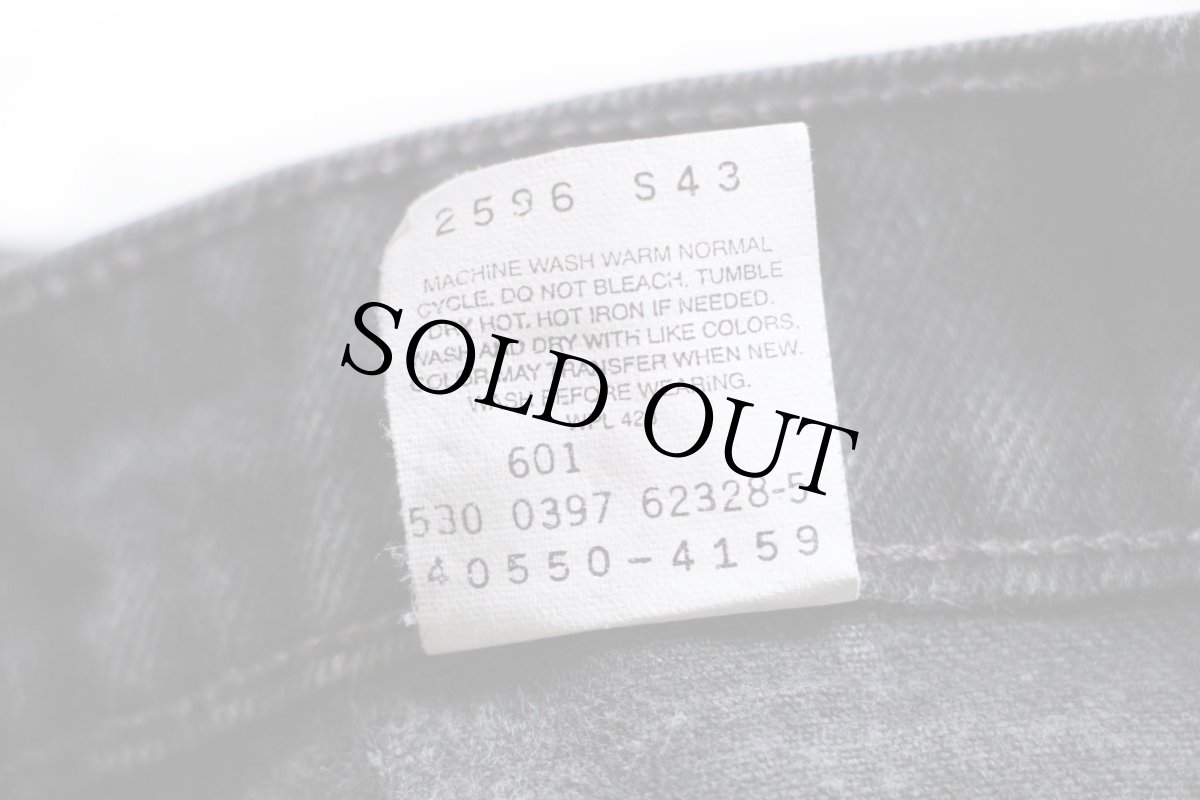 画像7: 90s USA製 Levi'sリーバイス 550 ブラック デニムパンツ w29 L32★14 (7)