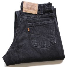 画像1: 90s USA製 Levi'sリーバイス 550 ブラック デニムパンツ w29 L32★14 (1)