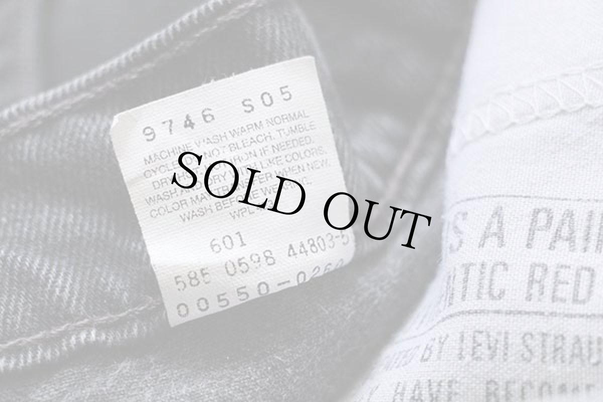 画像7: 90s USA製 Levi'sリーバイス 550 ブラック デニムパンツ w36 L30★32 (7)