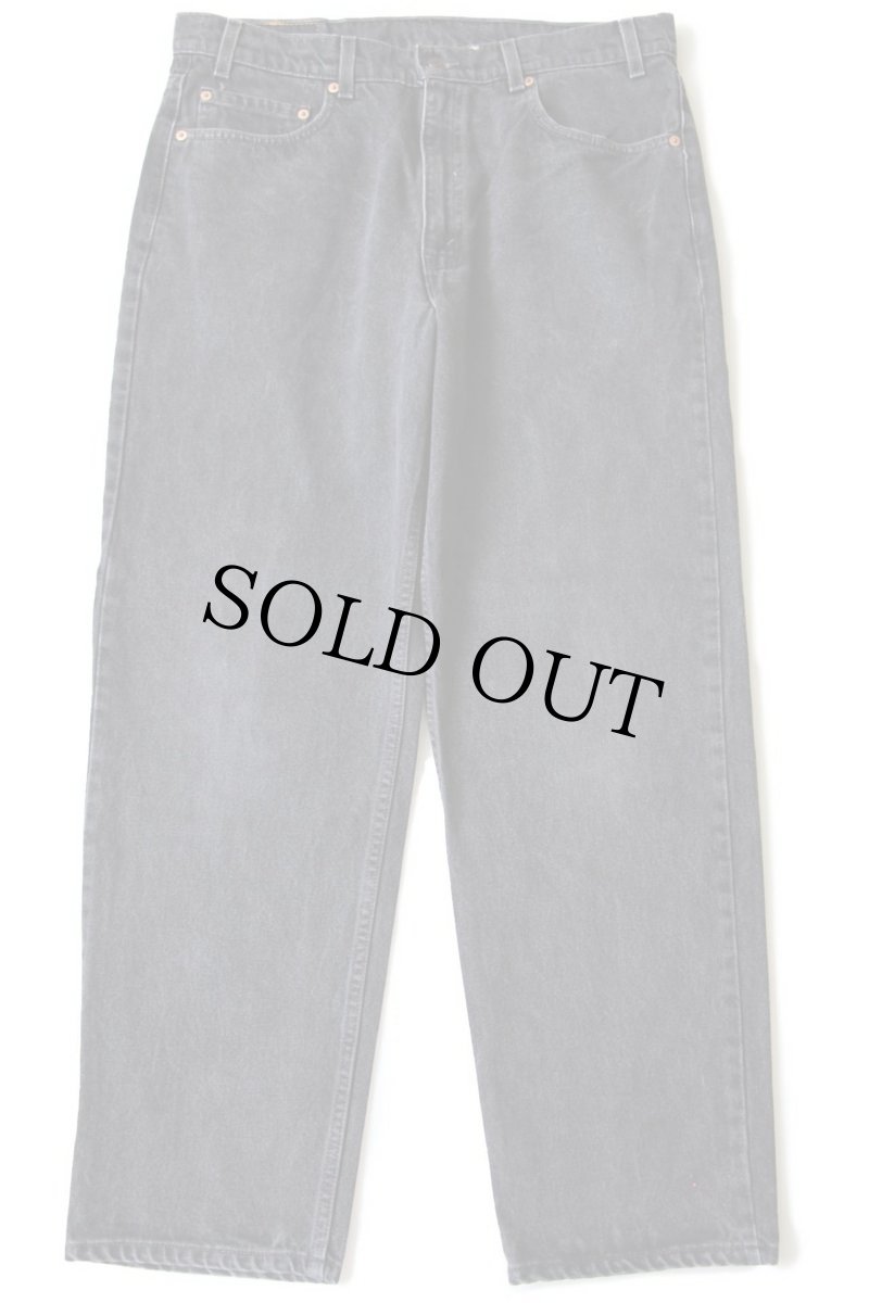 画像2: 90s USA製 Levi'sリーバイス 550 ブラック デニムパンツ w36 L30★32 (2)