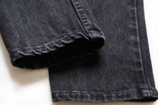 画像8: 90s USA製 Levi'sリーバイス 550 ブラック デニムパンツ 9 MED★28 (8)