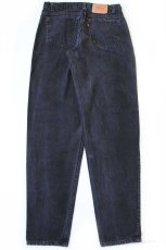 画像3: 90s USA製 Levi'sリーバイス 560 ブラック デニムパンツ w33 L36★13 (3)