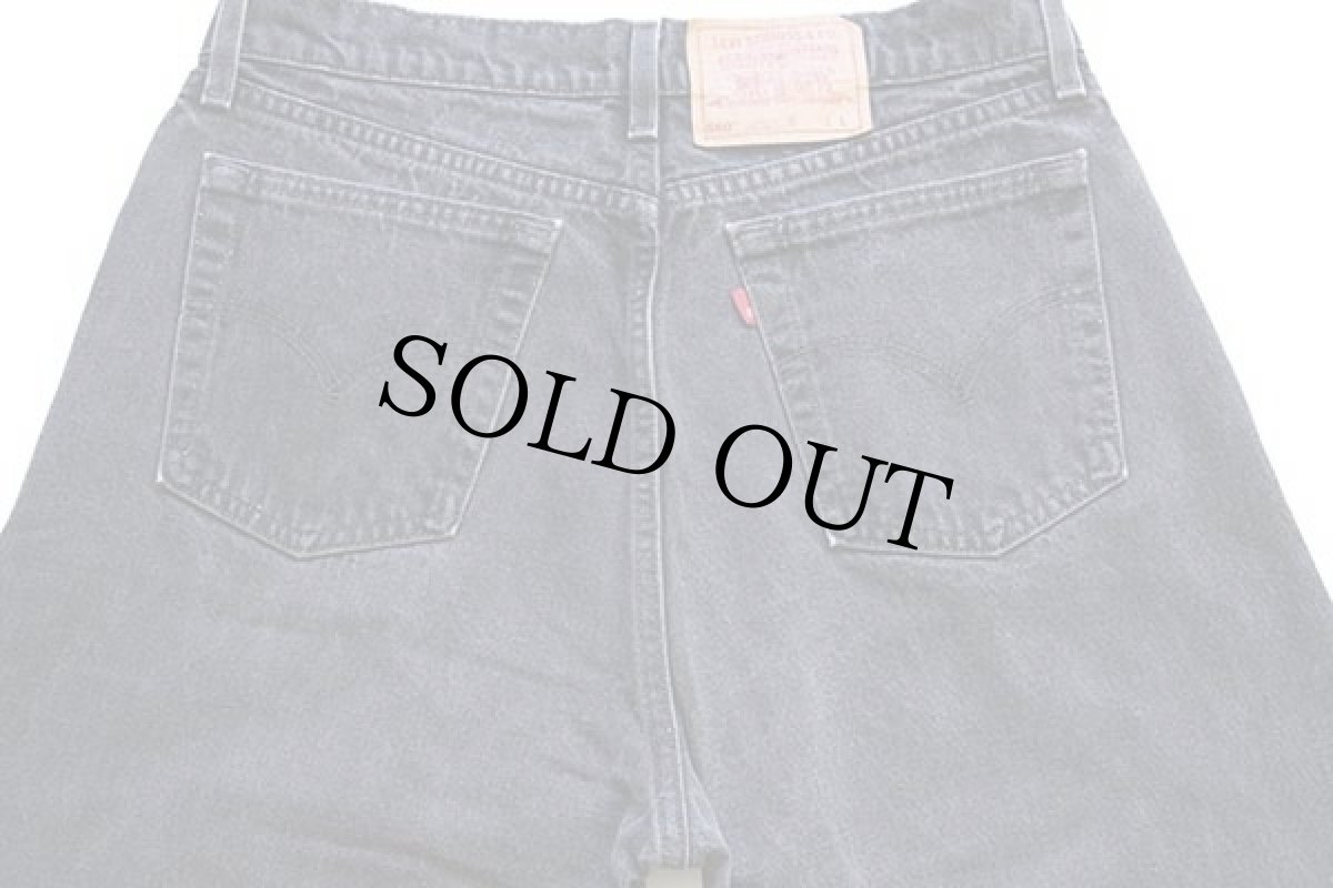 画像4: 90s USA製 Levi'sリーバイス 560 ブラック デニムパンツ 15 JR. L★05 (4)