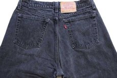 画像4: 90s USA製 Levi'sリーバイス 560 ブラック デニムパンツ 15 JR. L★05 (4)