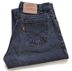 画像1: 90s USA製 Levi'sリーバイス 560 ブラック デニムパンツ w32 L30★02 (1)