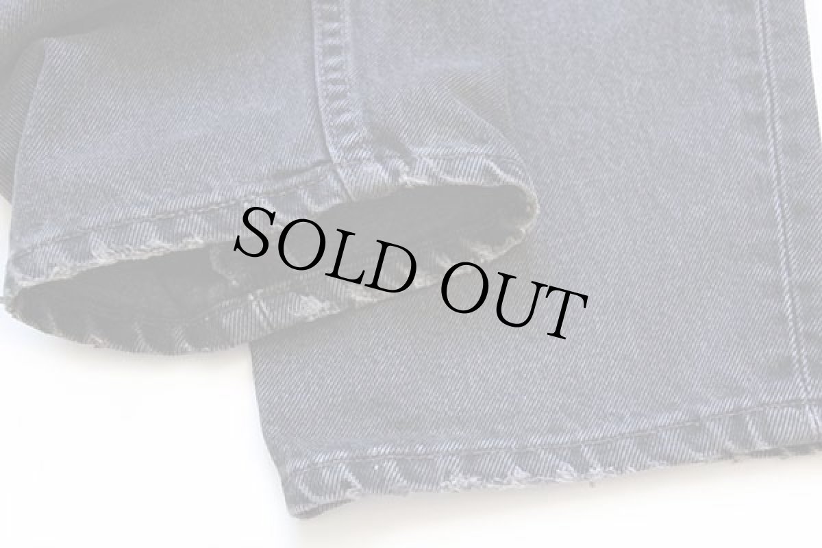 画像9: 90s USA製 Levi'sリーバイス 560 ブラック デニムパンツ w32 L30★03 (9)