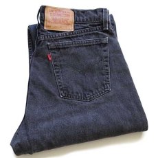 画像1: 90s USA製 Levi'sリーバイス 560 ブラック デニムパンツ 15 JR. L★05 (1)