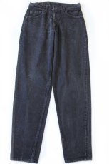 画像2: 90s USA製 Levi'sリーバイス 560 ブラック デニムパンツ w33 L36★13 (2)