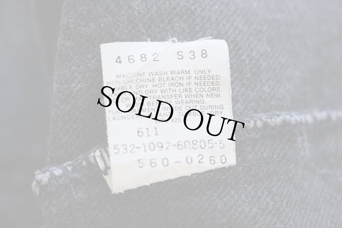 画像7: 90s USA製 Levi'sリーバイス 560 ブラック デニムパンツ w34★14 (7)