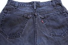 画像4: 90s USA製 Levi'sリーバイス 560 ブラック デニムパンツ w32 L30★03 (4)